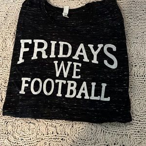 Fridays we football Bella Canvas Tee